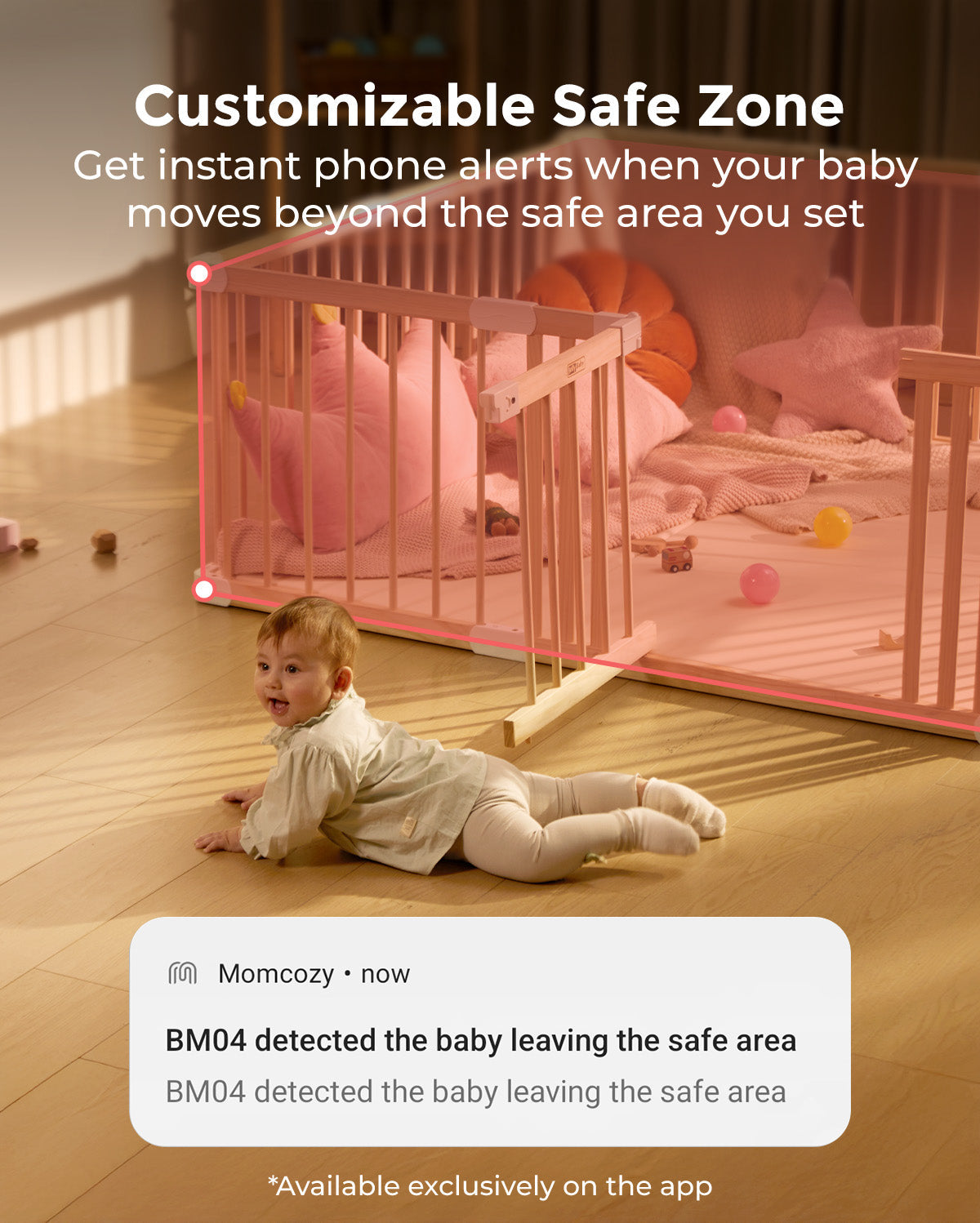 Momcozy Moniteur Bébé Intelligent à Double Mode de 5 Pouces - BM04