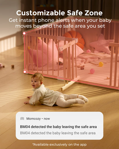 Momcozy Moniteur Bébé Intelligent à Double Mode de 5 Pouces - BM04