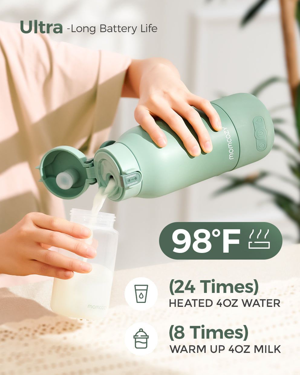 Superfast Portable Breast Milk & Water Warmer for Travel