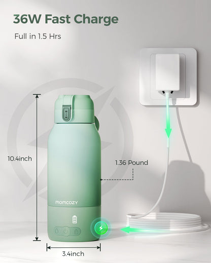 Superfast Portable Breast Milk & Water Warmer for Travel