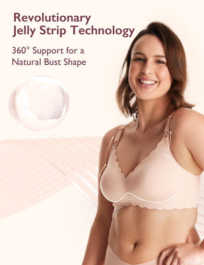 Soutien-gorge d’allaitement sans coutures Jelly Strip YN46