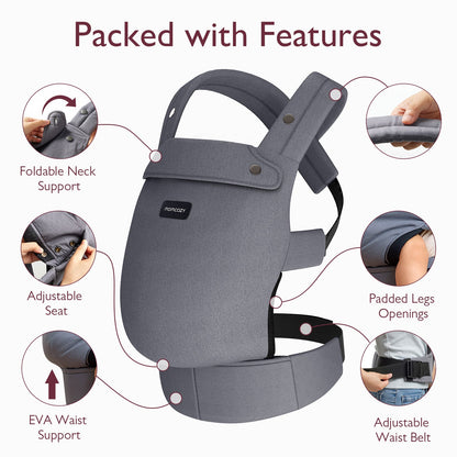 Porte-bébé Momcozy PureHug - Ergonomique, confortable & léger