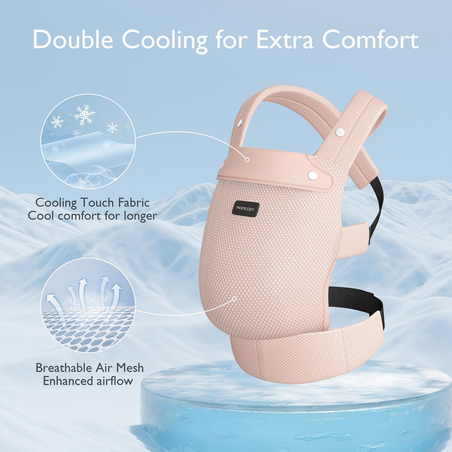 Porte-bébé Momcozy PureHug - Ergonomique, confortable & léger
