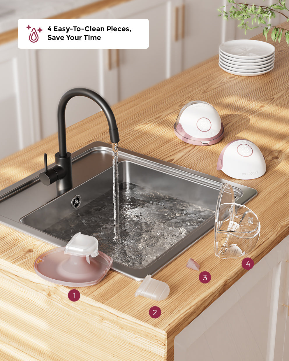 Momcozy Mobile Style™ Tire-lait mains libres | M6