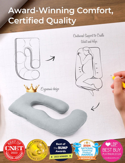 Huggable -  U Shaped Maternity Body Pillow