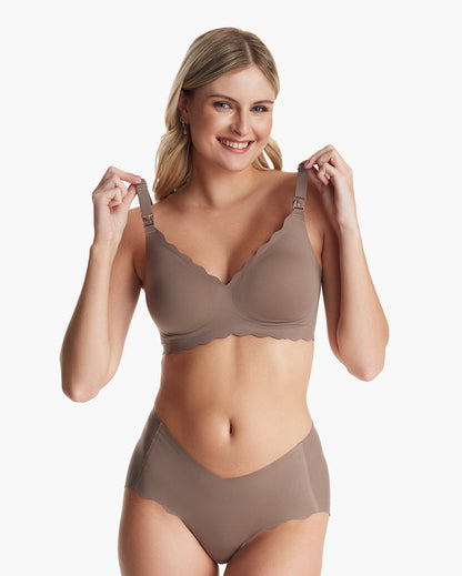 Soutien-gorge d’allaitement sans coutures Jelly Strip YN46