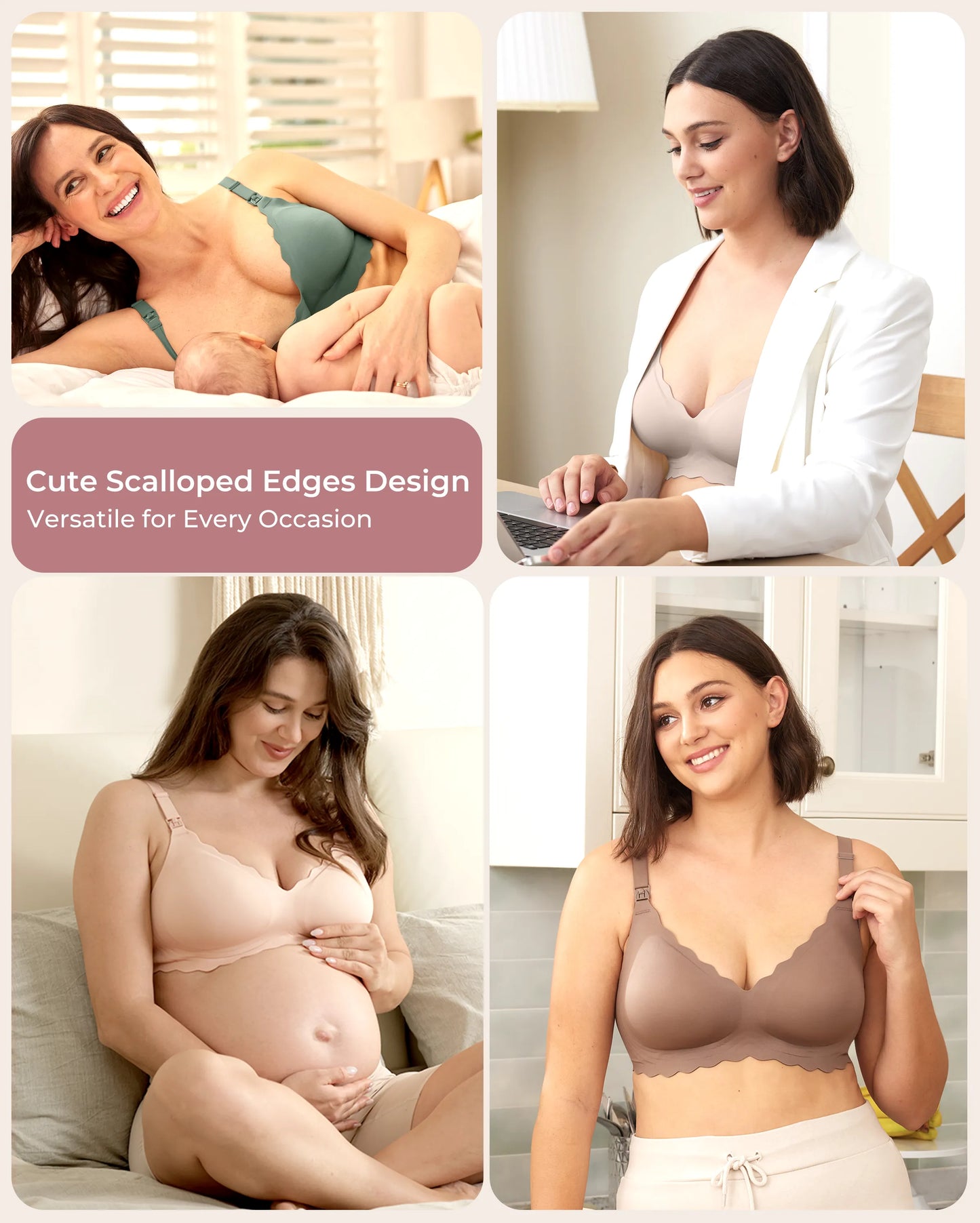 Soutien-gorge d’allaitement sans coutures Jelly Strip YN46