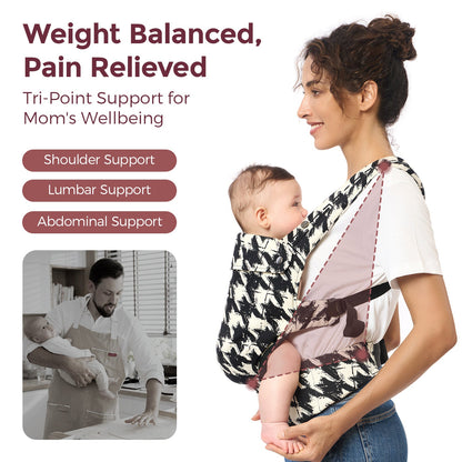 Porte-bébé Momcozy PureHug - Ergonomique, confortable & léger