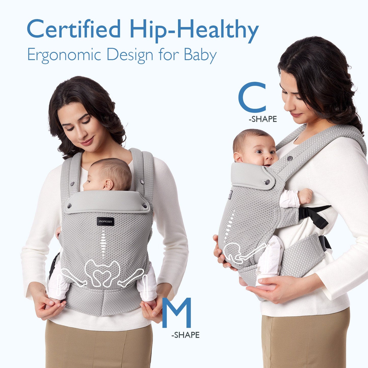 Porte-bébé Momcozy PureHug - Ergonomique, confortable & léger