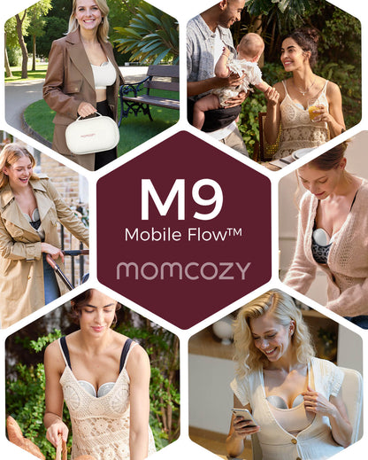 Momcozy Mobile Flow™ Tire-lait mains libres | M9