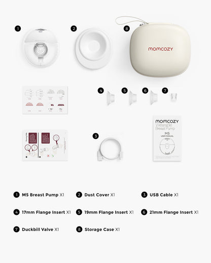 Tire-lait électrique portable tout-en-un M5 – Tirez sans douleur