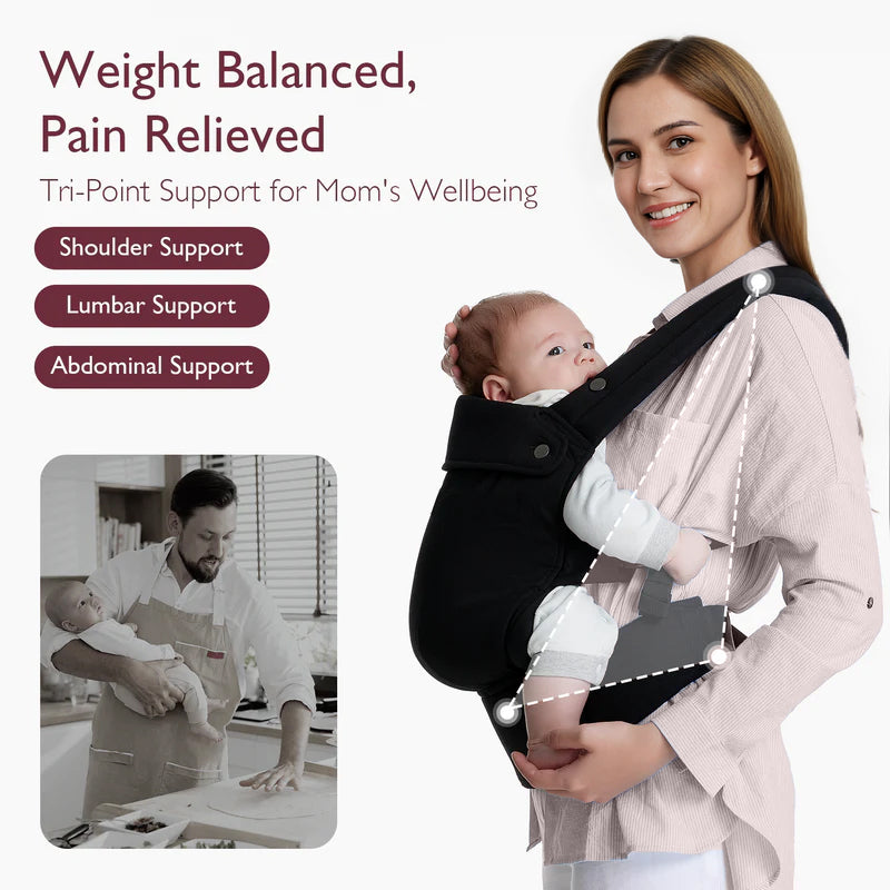 Porte-bébé Momcozy PureHug - Ergonomique, confortable & léger